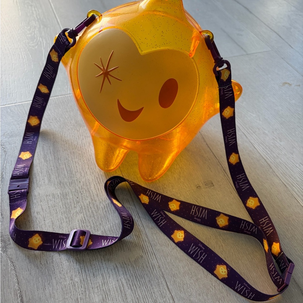 Disney Wish Star Popcorn Bucket with carrying strap